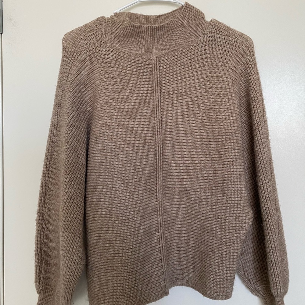 Tan knit sweater
